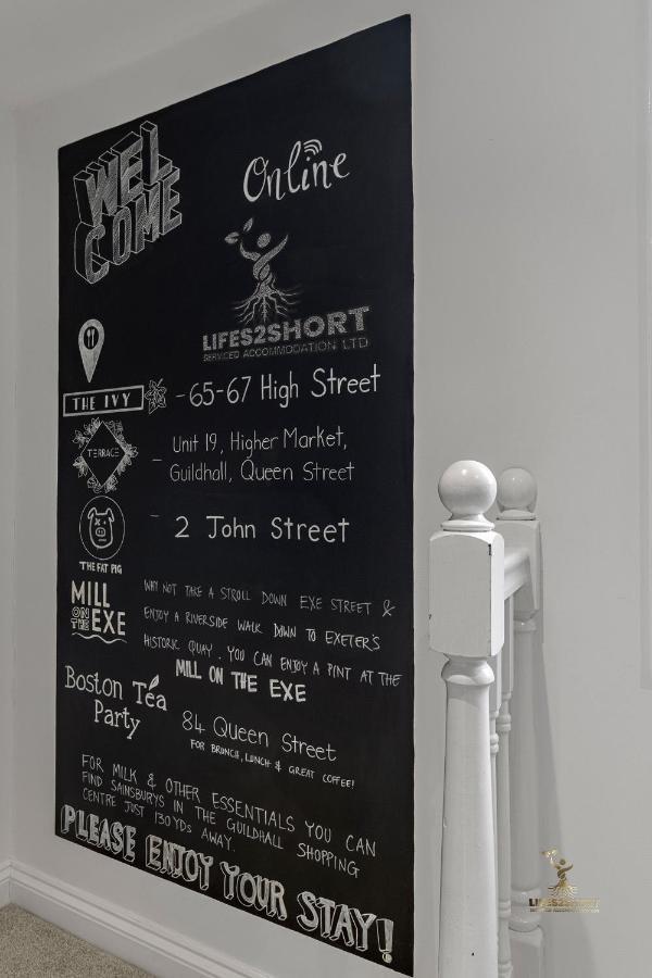 Luxe Courtyard Apartment For 4 Near Exeter City Centre Екстер'єр фото
